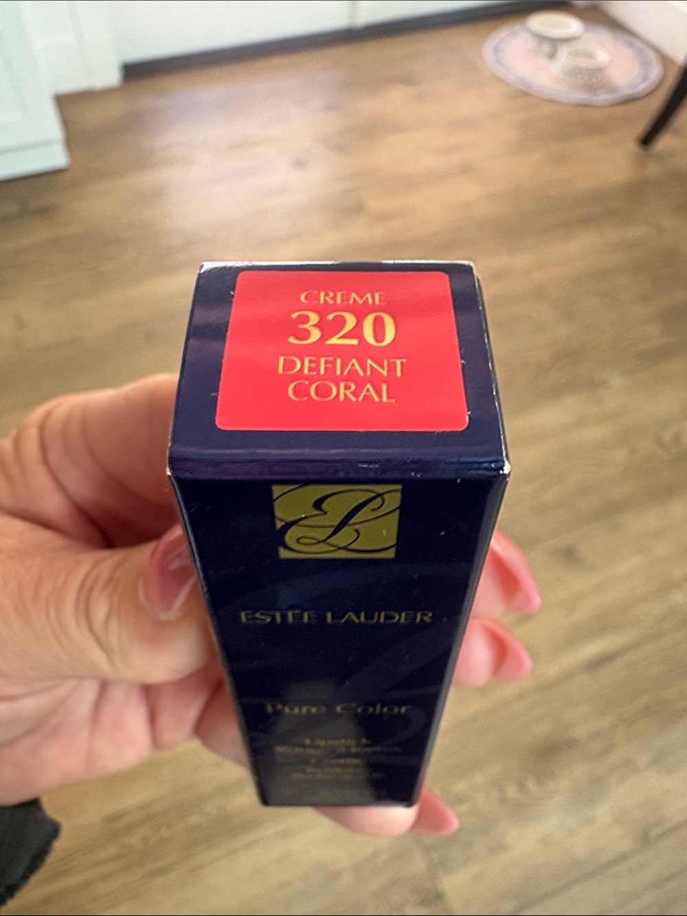 Estee Lauder Pure Color Creme Lipstick - 320 Defiant Coral (Coral Pink)